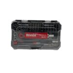 سری پیچ گوشتی جغجغهای ساعتی و سری بکس RH-2717 رونیکس مجموعه 55 عددی - تصویر 5